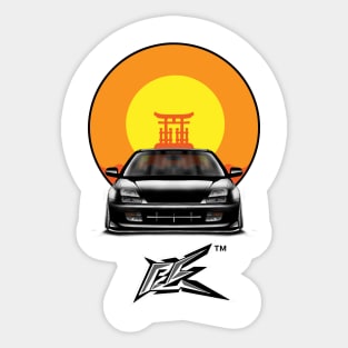 honda prelude front Sticker